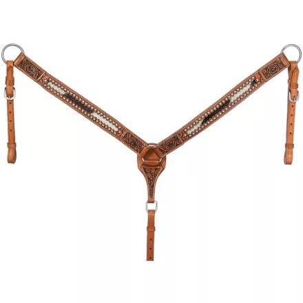 Zilco Royal King Longhorn bőr szügyelő - Szőrbetétes