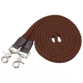  Zilco Tough1 Pro lapos fonott pamut egyberészes western szár - Barna (2,13 m)