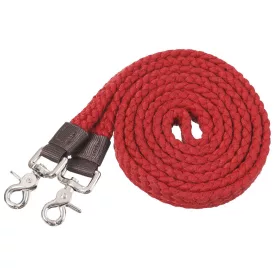   Zilco Tough1 Pro lapos fonott pamut egyberészes western szár - Piros (2,13 m)