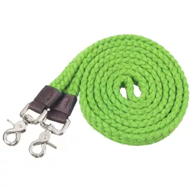   Zilco Tough1 Pro lapos fonott pamut egyberészes western szár - Neonzöld (2,13 m)