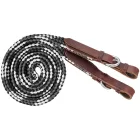 Zilco Tough1 lapos fonott western terepszár - Fekete/Szürke/Fehér (2,13 m)
