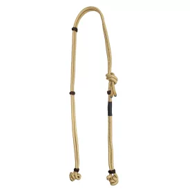   Zilco nylon kötél western kantárfej - Homokszínű/Barna (6 mm)
