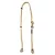 Zilco nylon kötél western kantárfej - Homokszínű/Barna (6 mm)